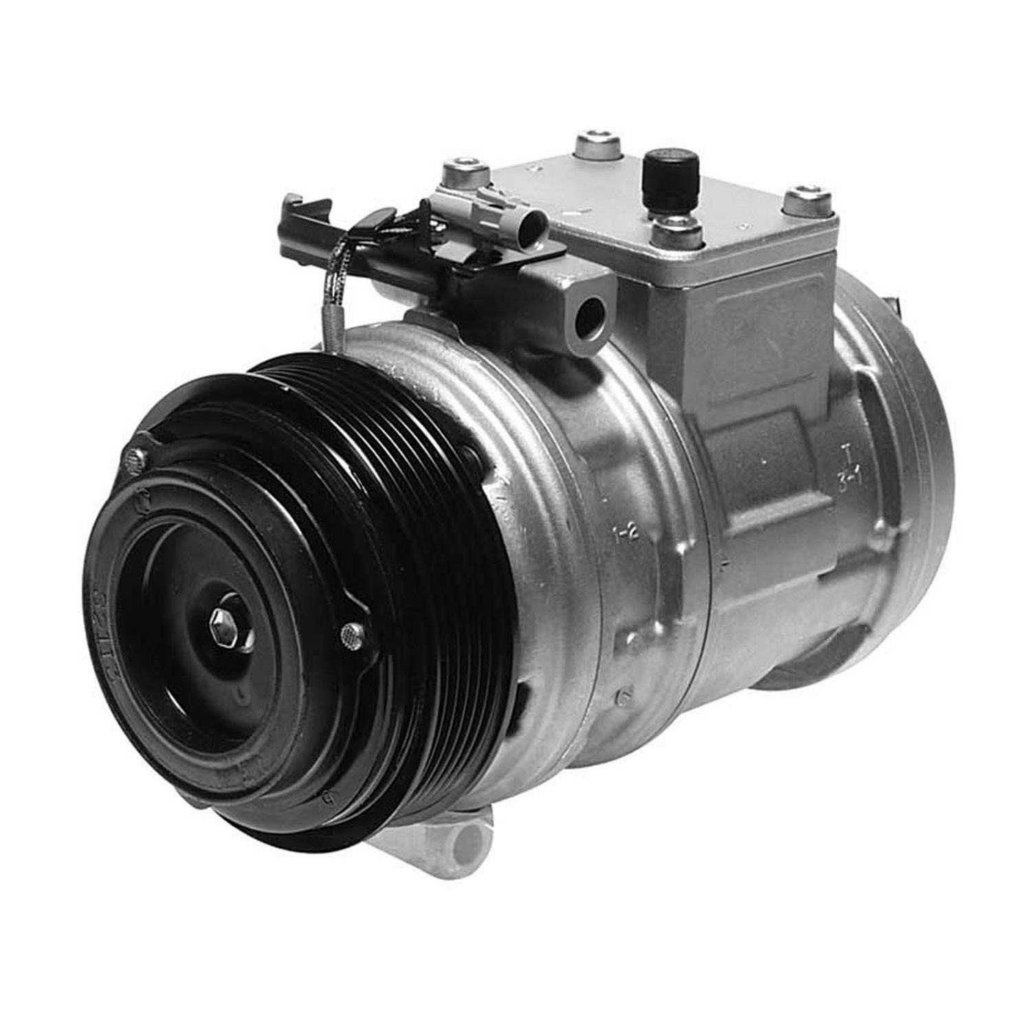 Angle View of A/C Compressor DENSO 471-1162