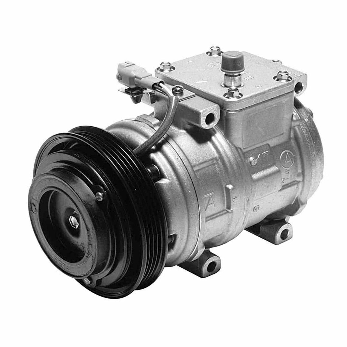 Angle View of A/C Compressor DENSO 471-1163