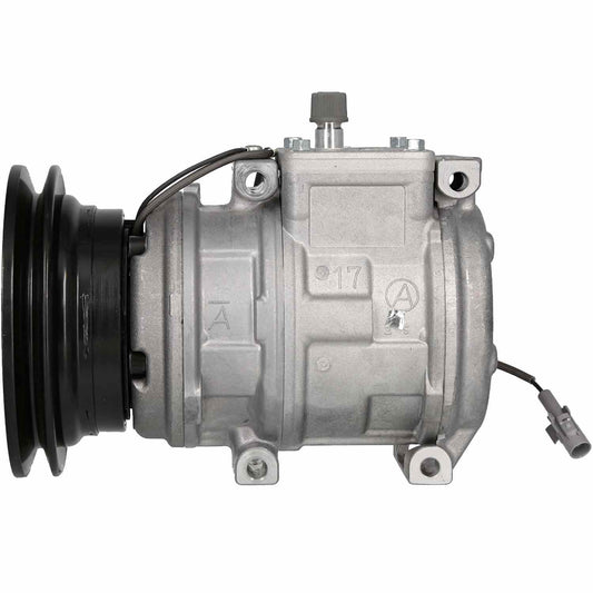 Angle View of A/C Compressor DENSO 471-1165