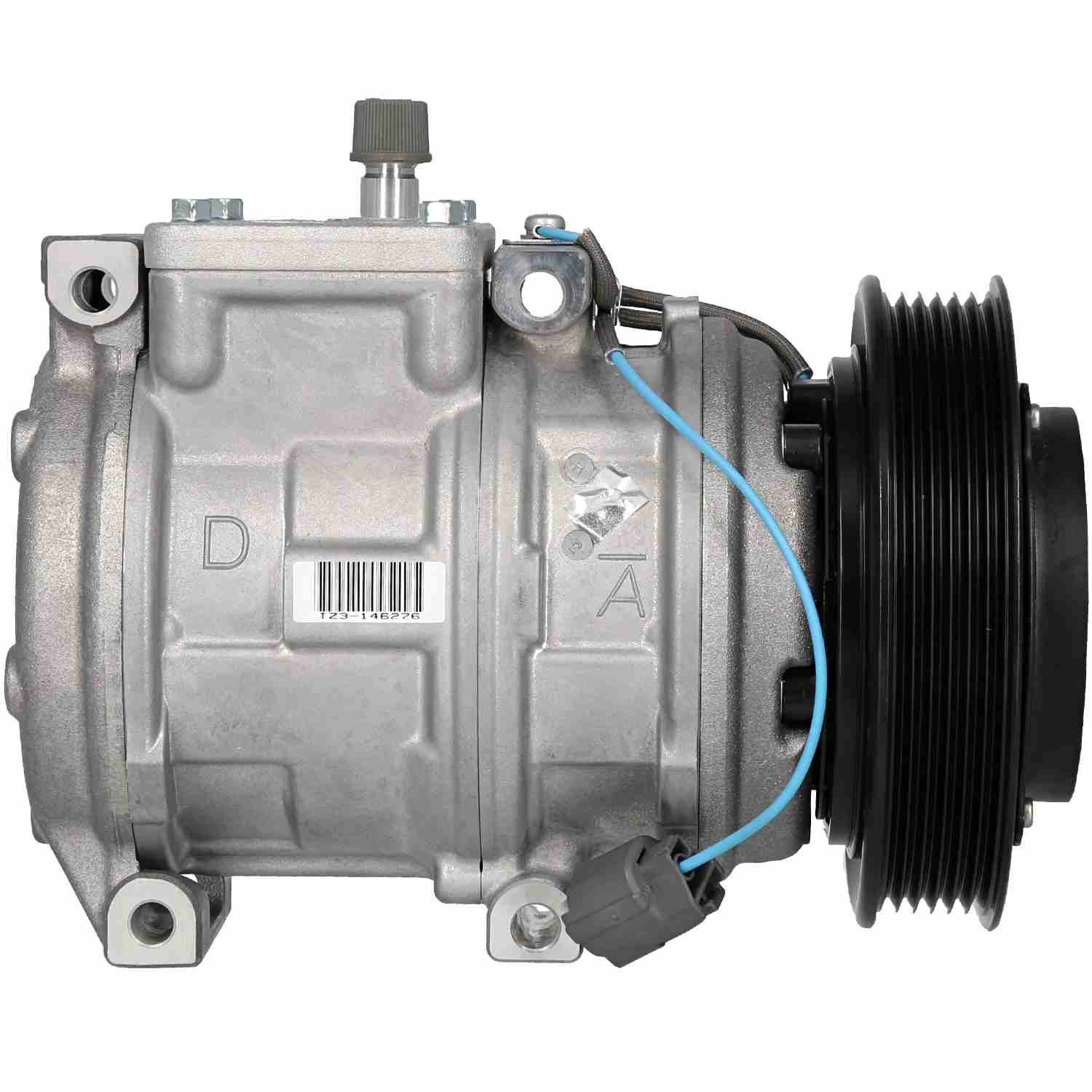 Angle View of A/C Compressor DENSO 471-1200