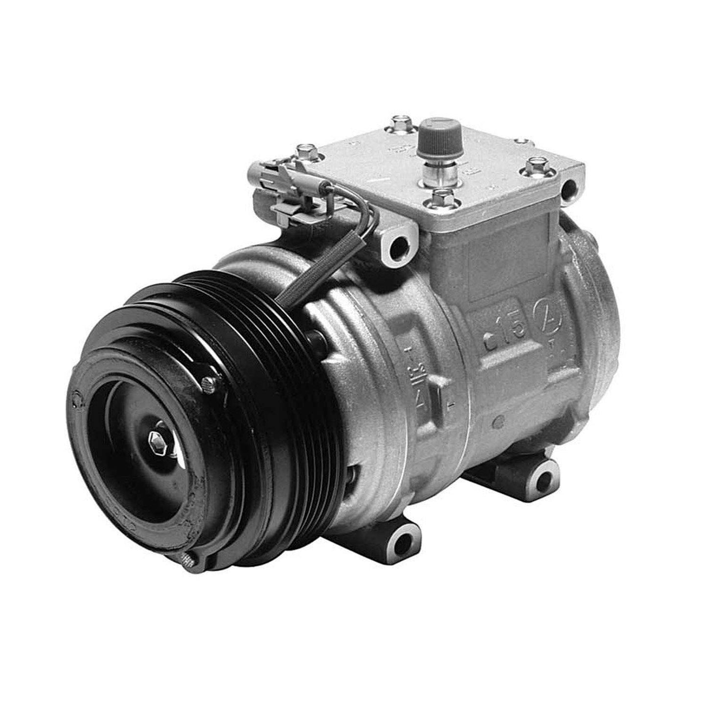 Angle View of A/C Compressor DENSO 471-1222