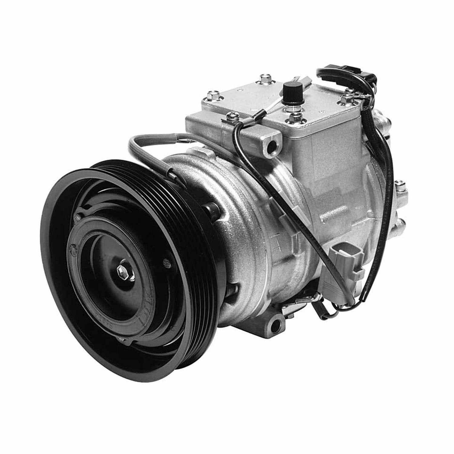 Angle View of A/C Compressor DENSO 471-1238