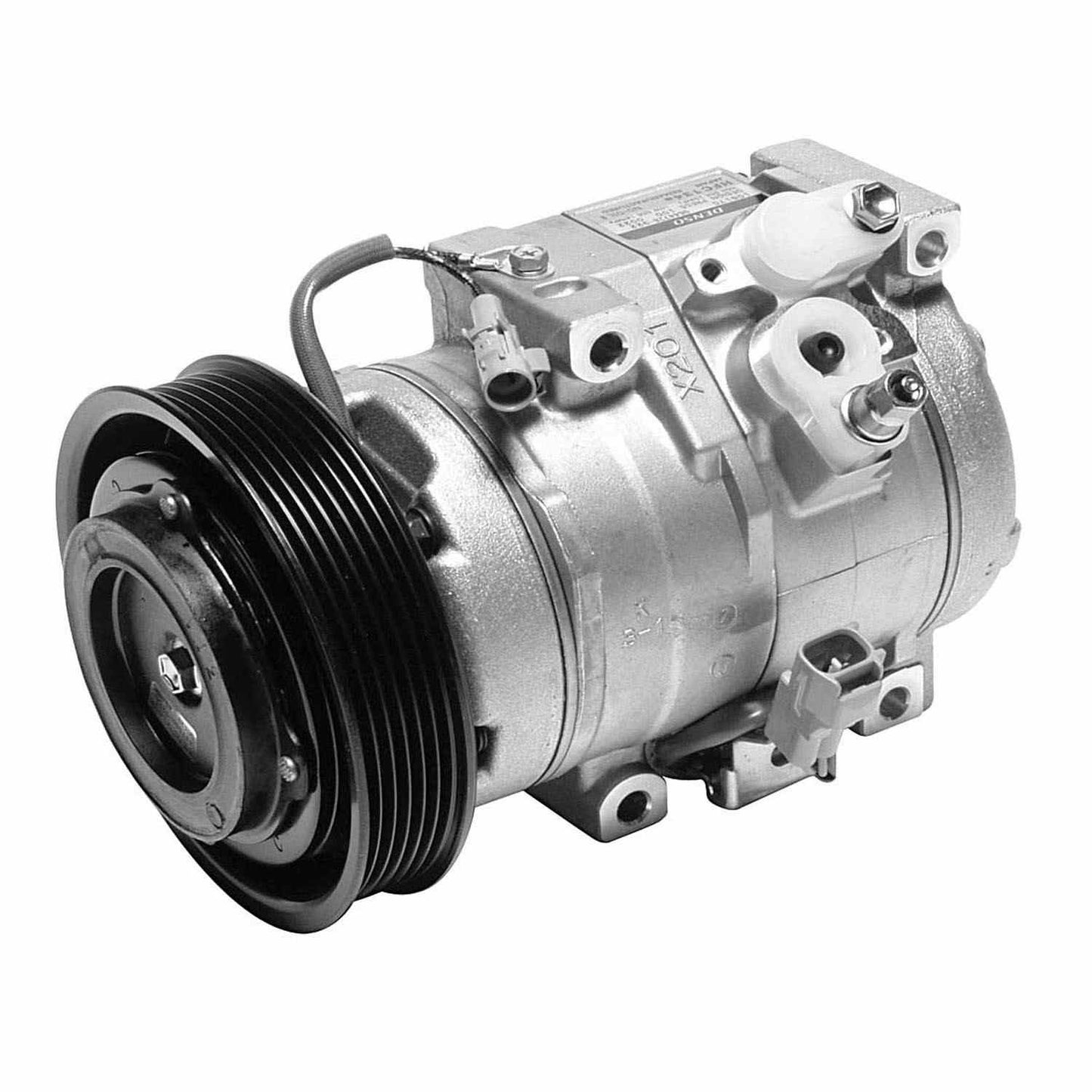 Angle View of A/C Compressor DENSO 471-1282