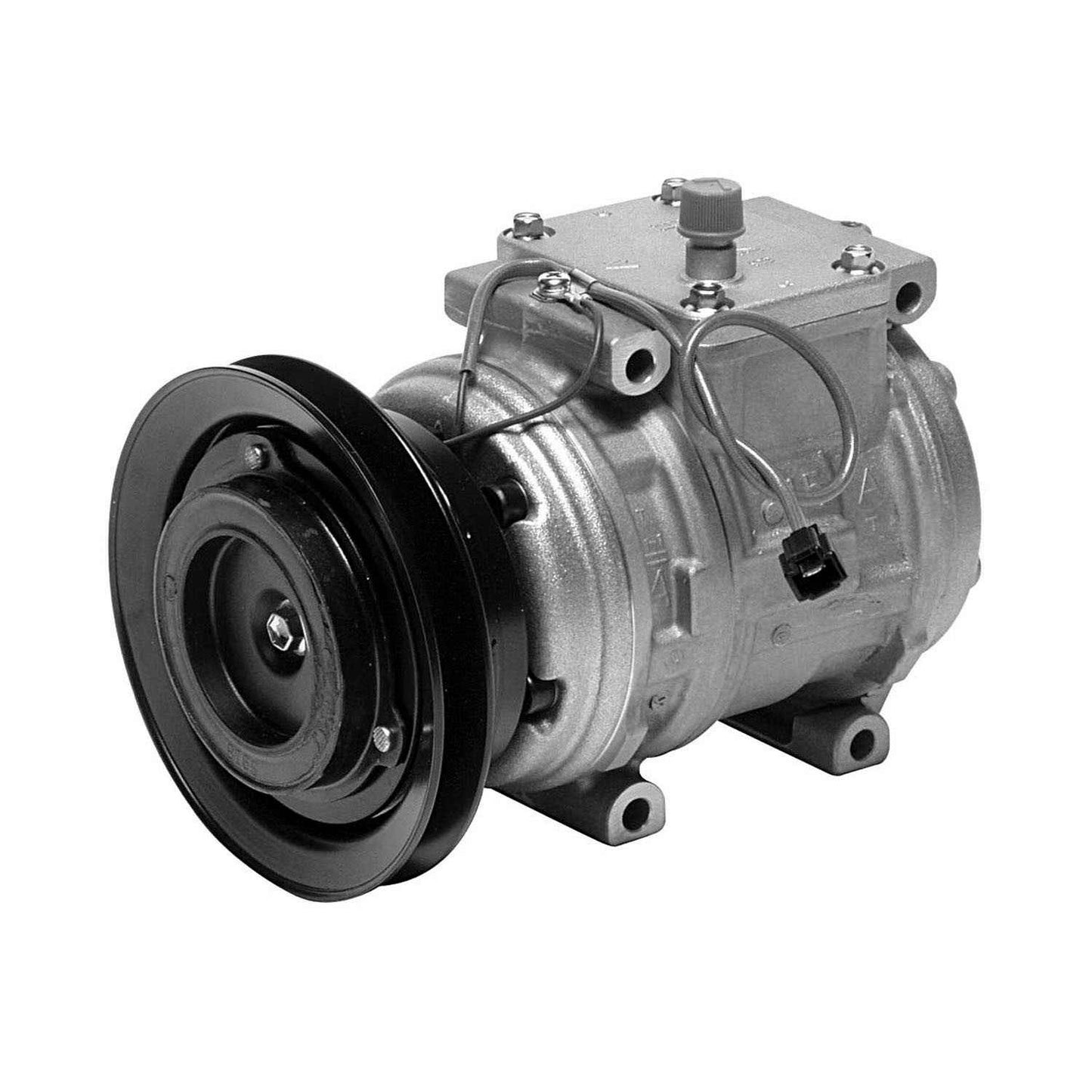 Angle View of A/C Compressor DENSO 471-1306