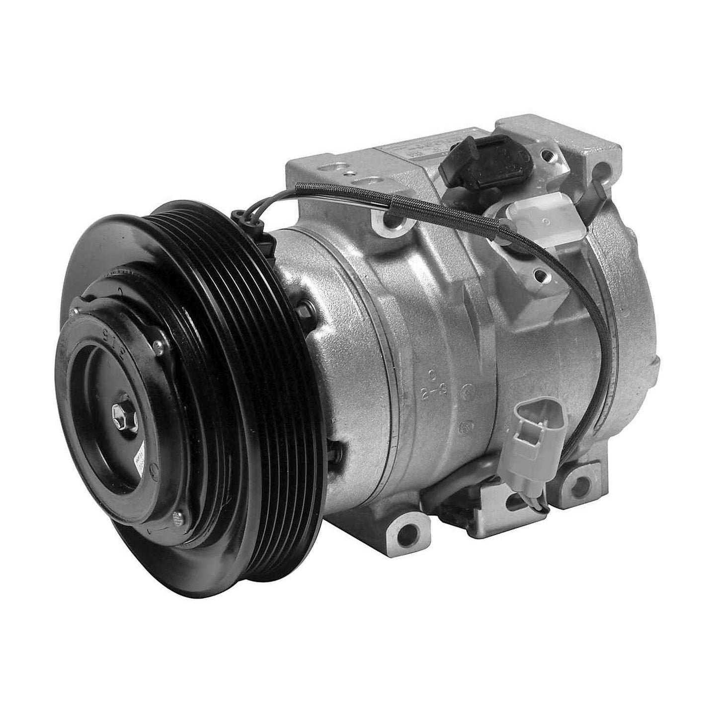 Angle View of A/C Compressor DENSO 471-1327