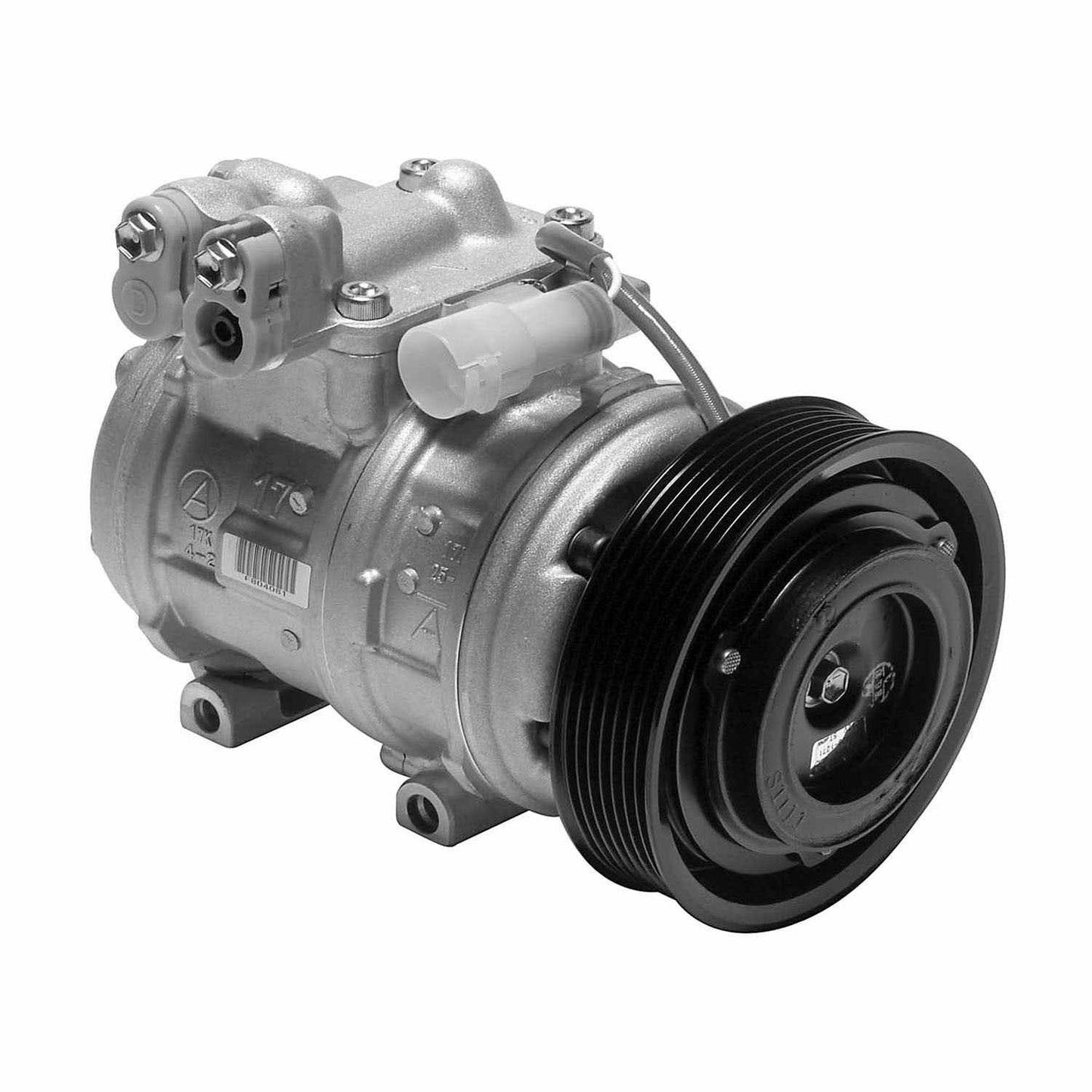 Angle View of A/C Compressor DENSO 471-1348