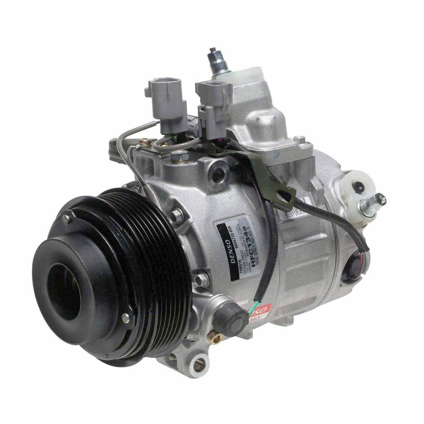 Angle View of A/C Compressor DENSO 471-1363