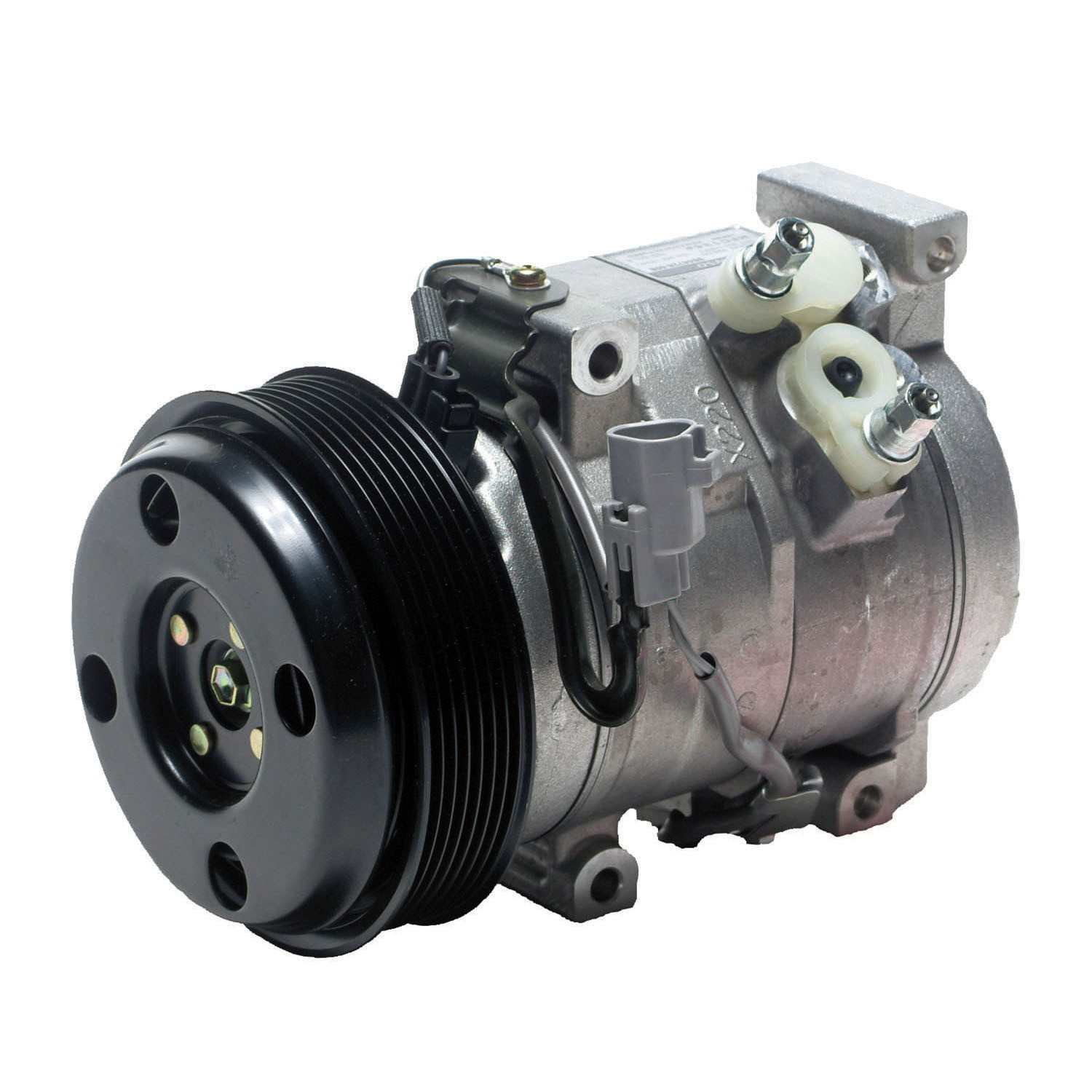 Angle View of A/C Compressor DENSO 471-1371