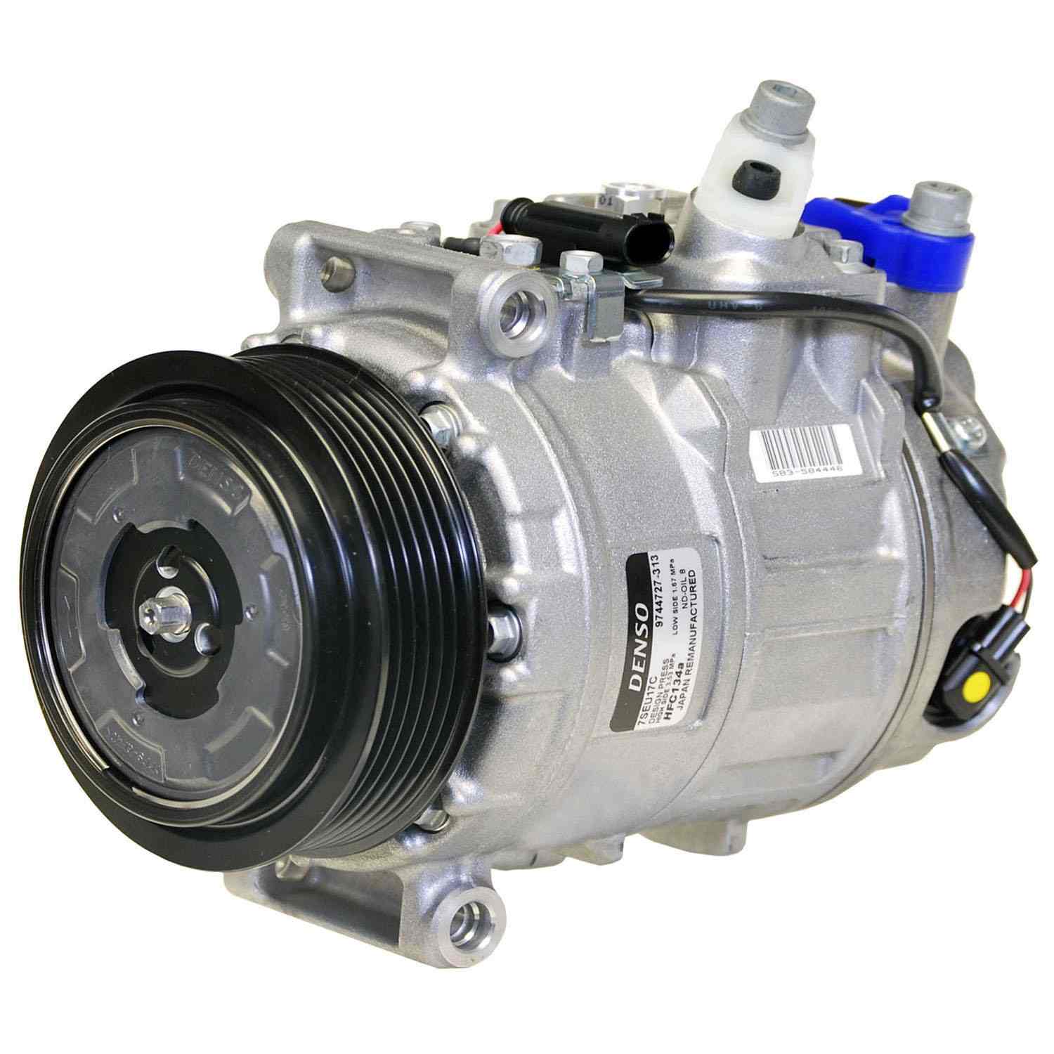 Angle View of A/C Compressor DENSO 471-1474