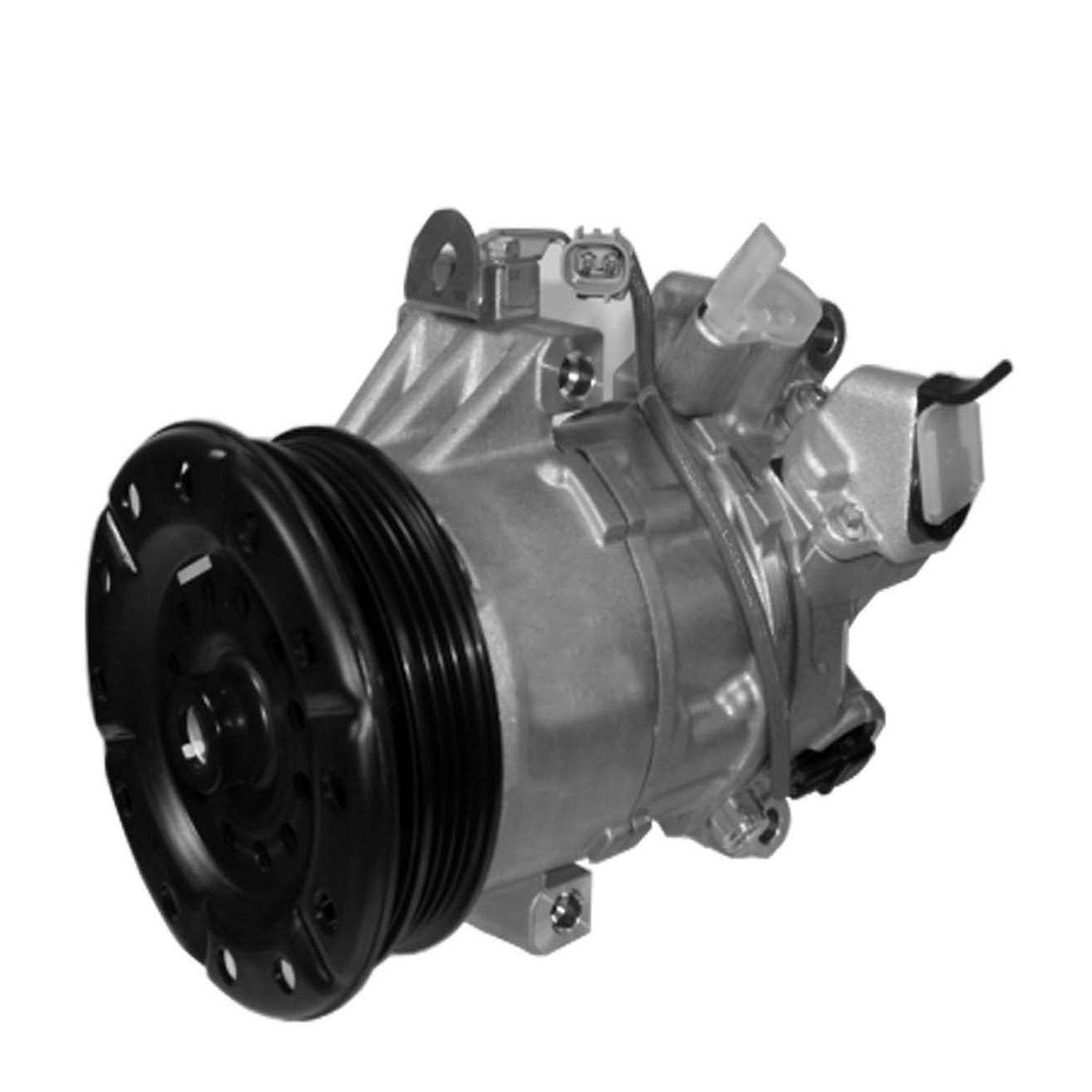 Angle View of A/C Compressor DENSO 471-1496