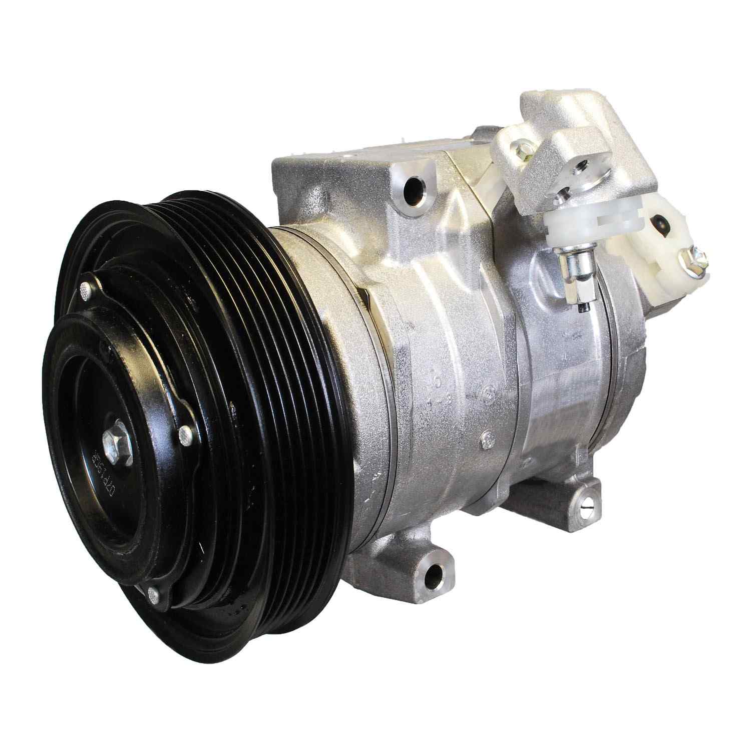 Angle View of A/C Compressor DENSO 471-1633