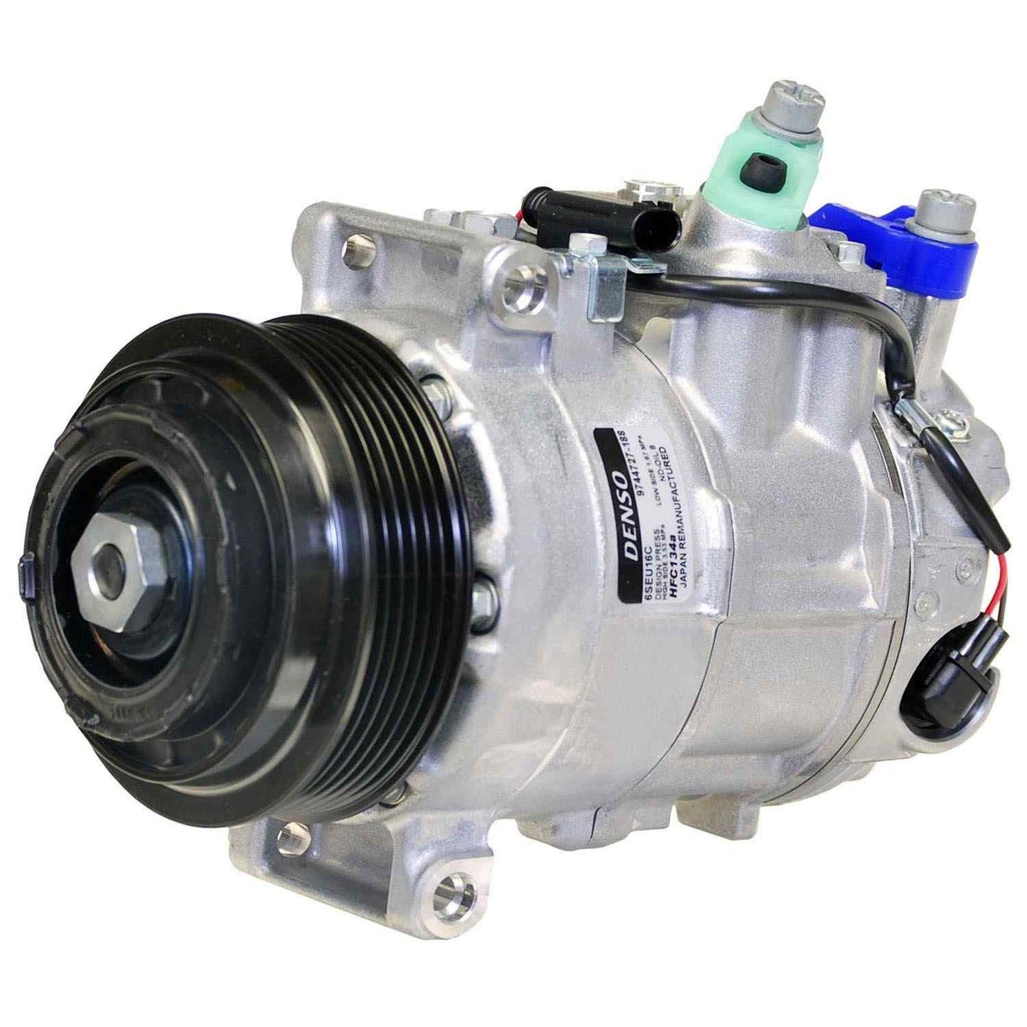 Angle View of A/C Compressor DENSO 471-1678