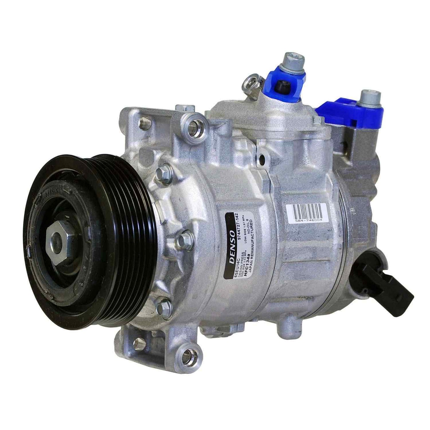 Angle View of A/C Compressor DENSO 471-1691