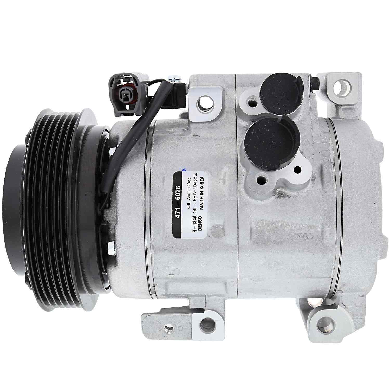 Front View of A/C Compressor DENSO 471-6076