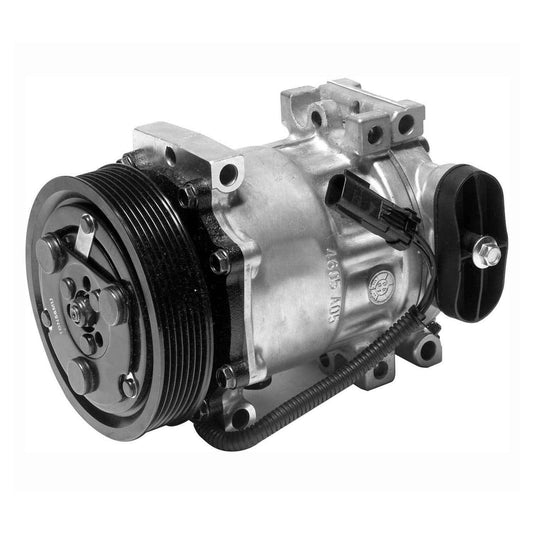 Angle View of A/C Compressor DENSO 471-7010