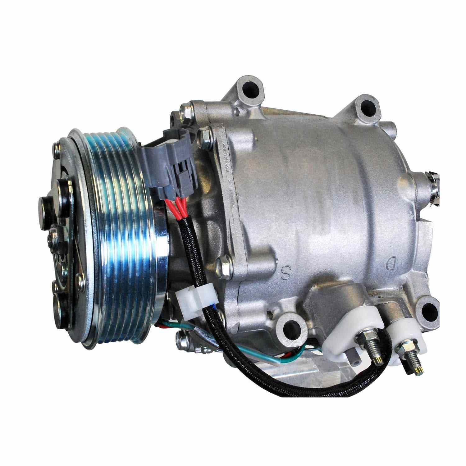 Angle View of A/C Compressor DENSO 471-7051