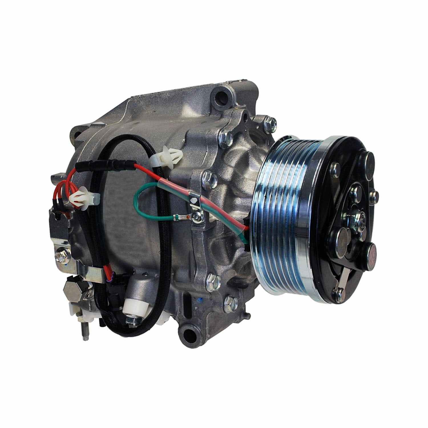 Angle View of A/C Compressor DENSO 471-7054