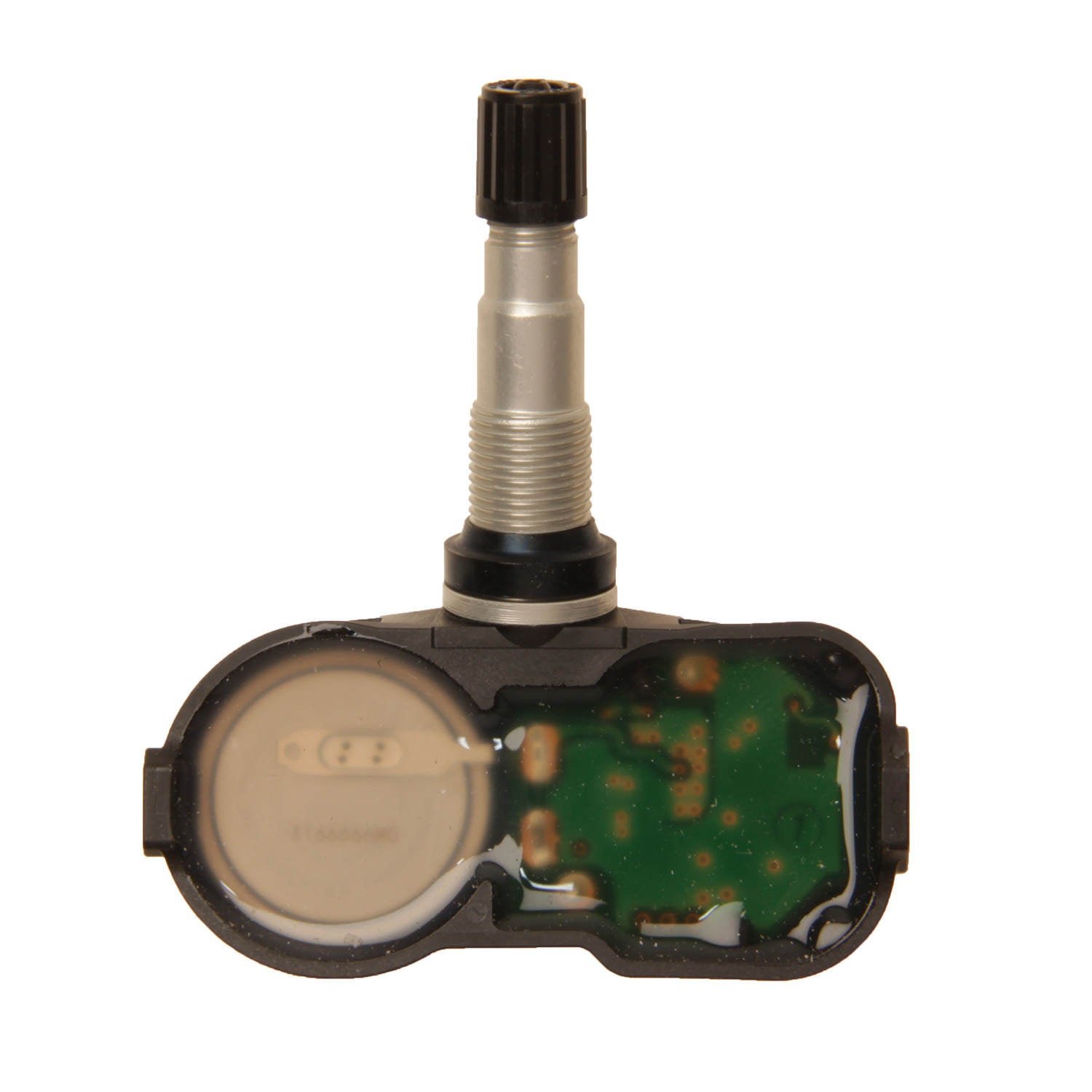 Bottom View of Tire Pressure Monitoring System Sensor DENSO 550-0105