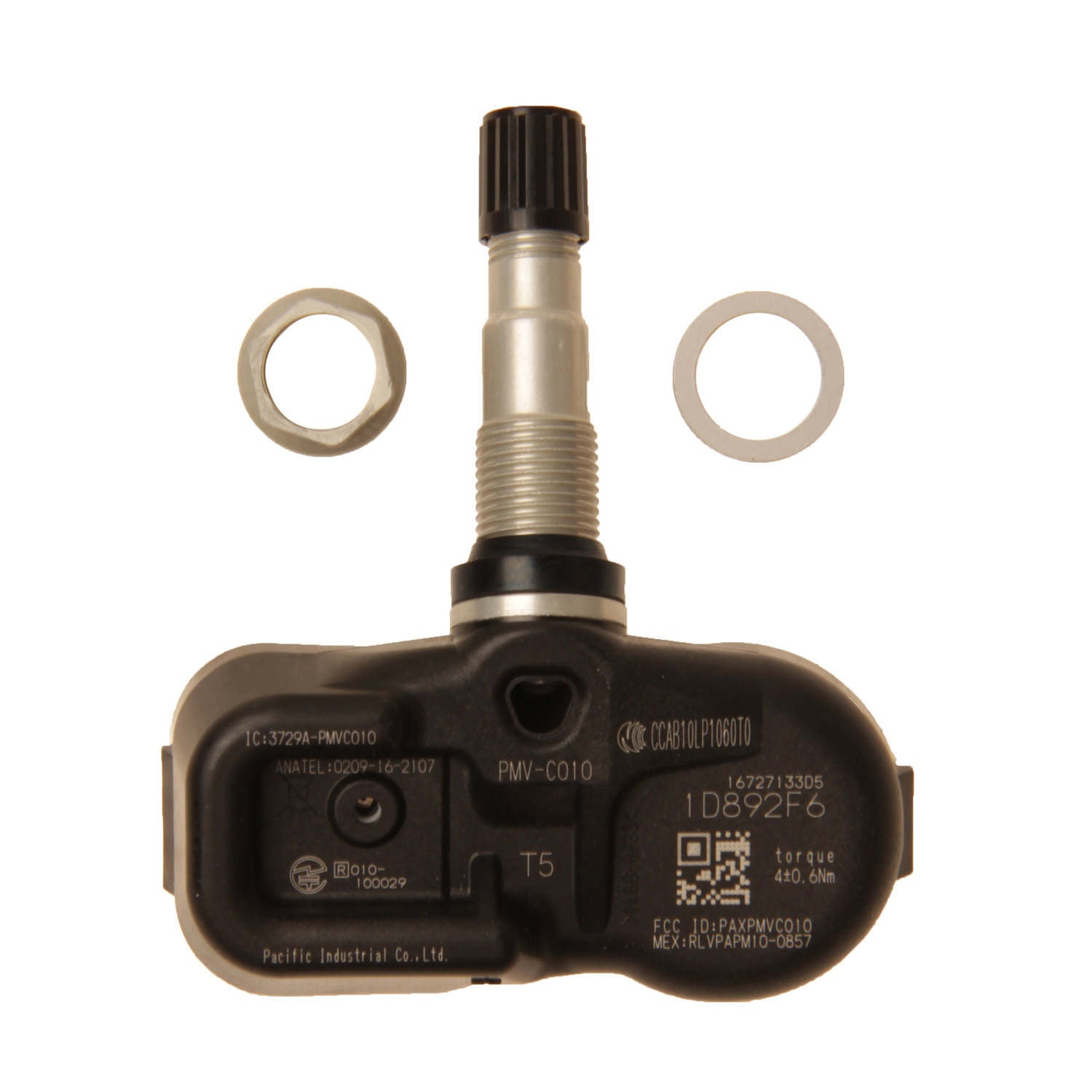 Top View of Tire Pressure Monitoring System Sensor DENSO 550-0105