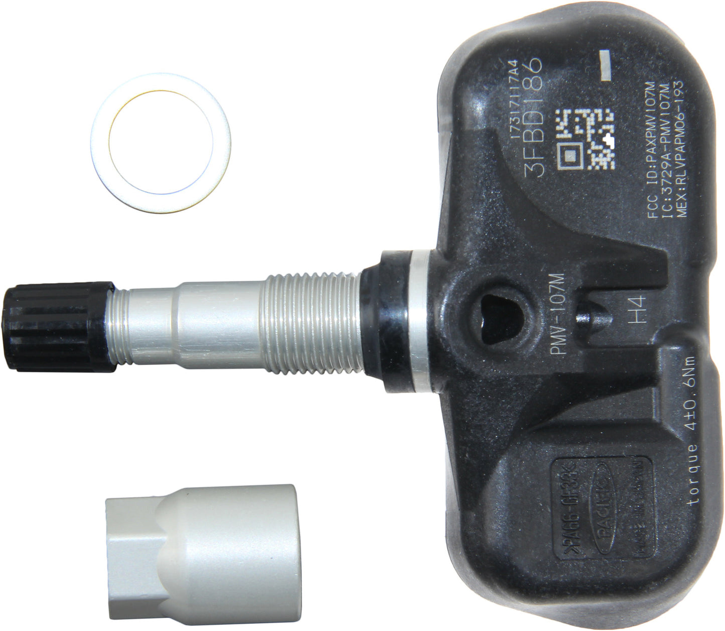 Top View of Tire Pressure Monitoring System Sensor DENSO 550-0204