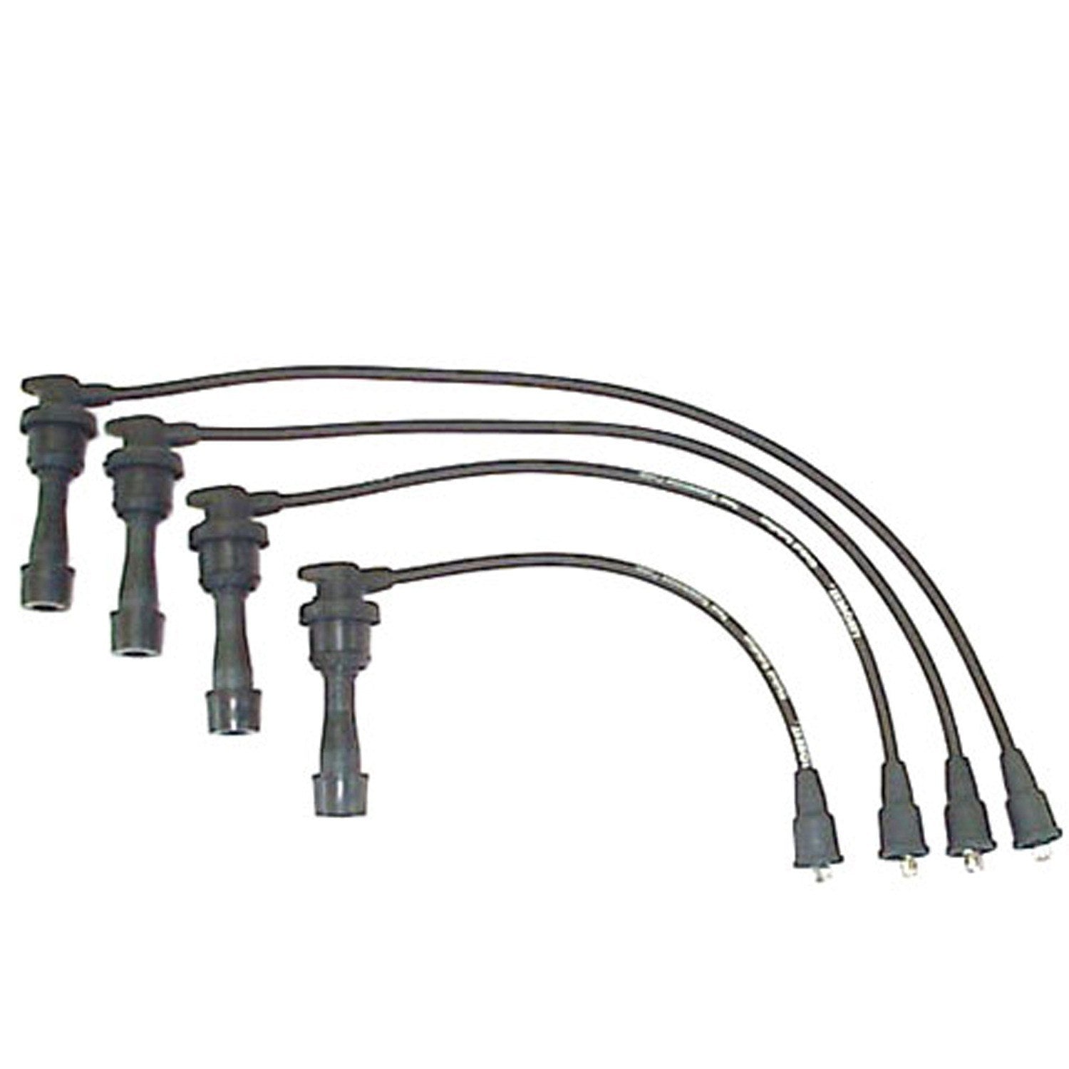 Front View of Spark Plug Wire Set DENSO 671-4077