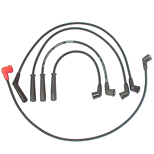 Front View of Spark Plug Wire Set DENSO 671-4194