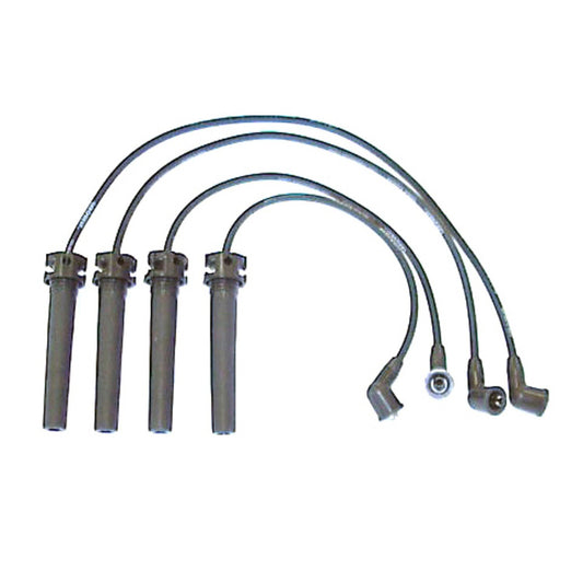 Front View of Spark Plug Wire Set DENSO 671-4210