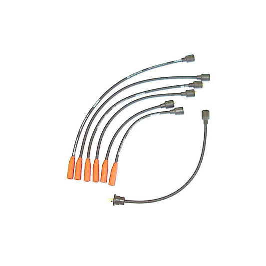 Front View of Spark Plug Wire Set DENSO 671-6104