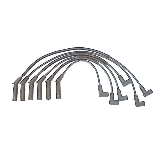 Front View of Spark Plug Wire Set DENSO 671-6121