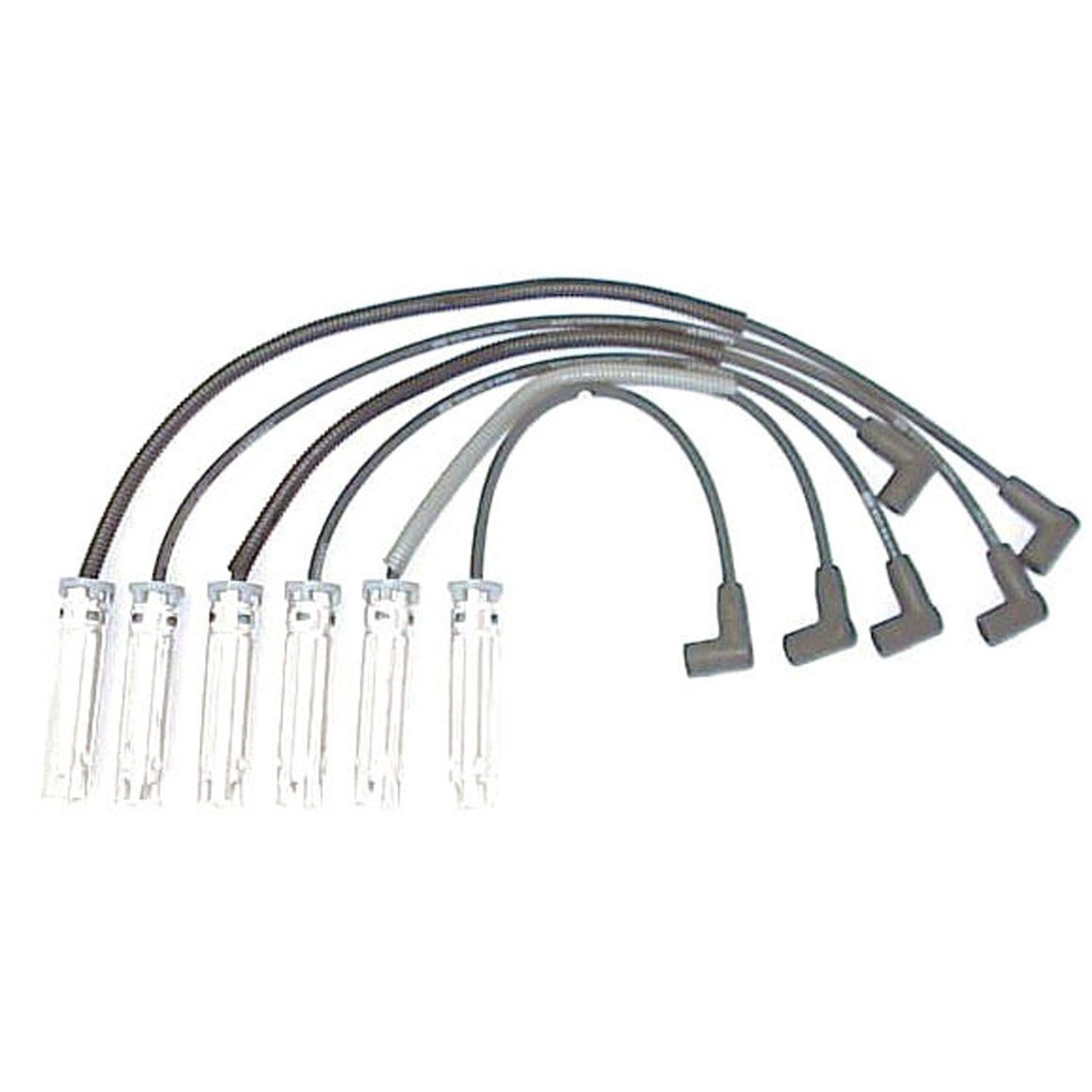 Front View of Spark Plug Wire Set DENSO 671-6129