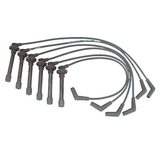 Front View of Spark Plug Wire Set DENSO 671-6208