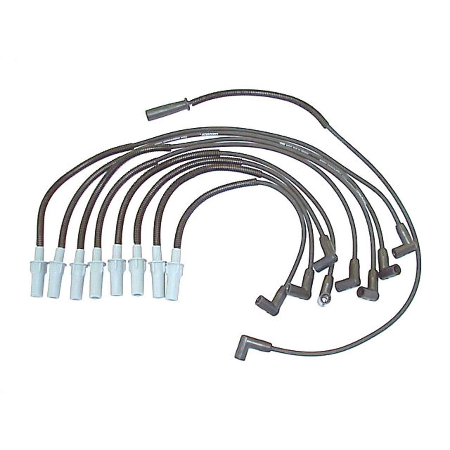 Front View of Spark Plug Wire Set DENSO 671-8114