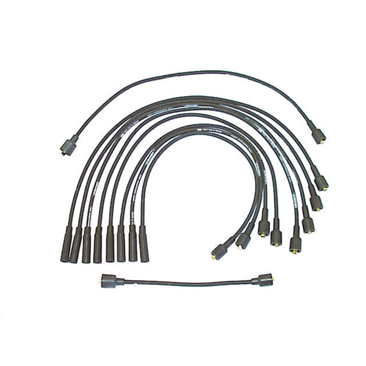 Front View of Spark Plug Wire Set DENSO 671-8123