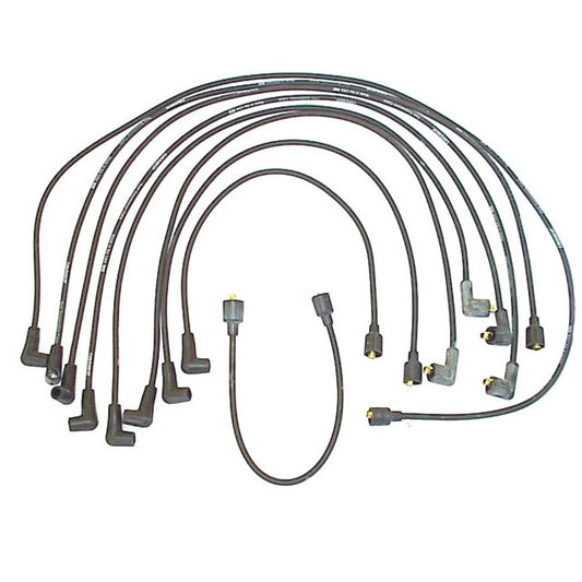 Front View of Spark Plug Wire Set DENSO 671-8126