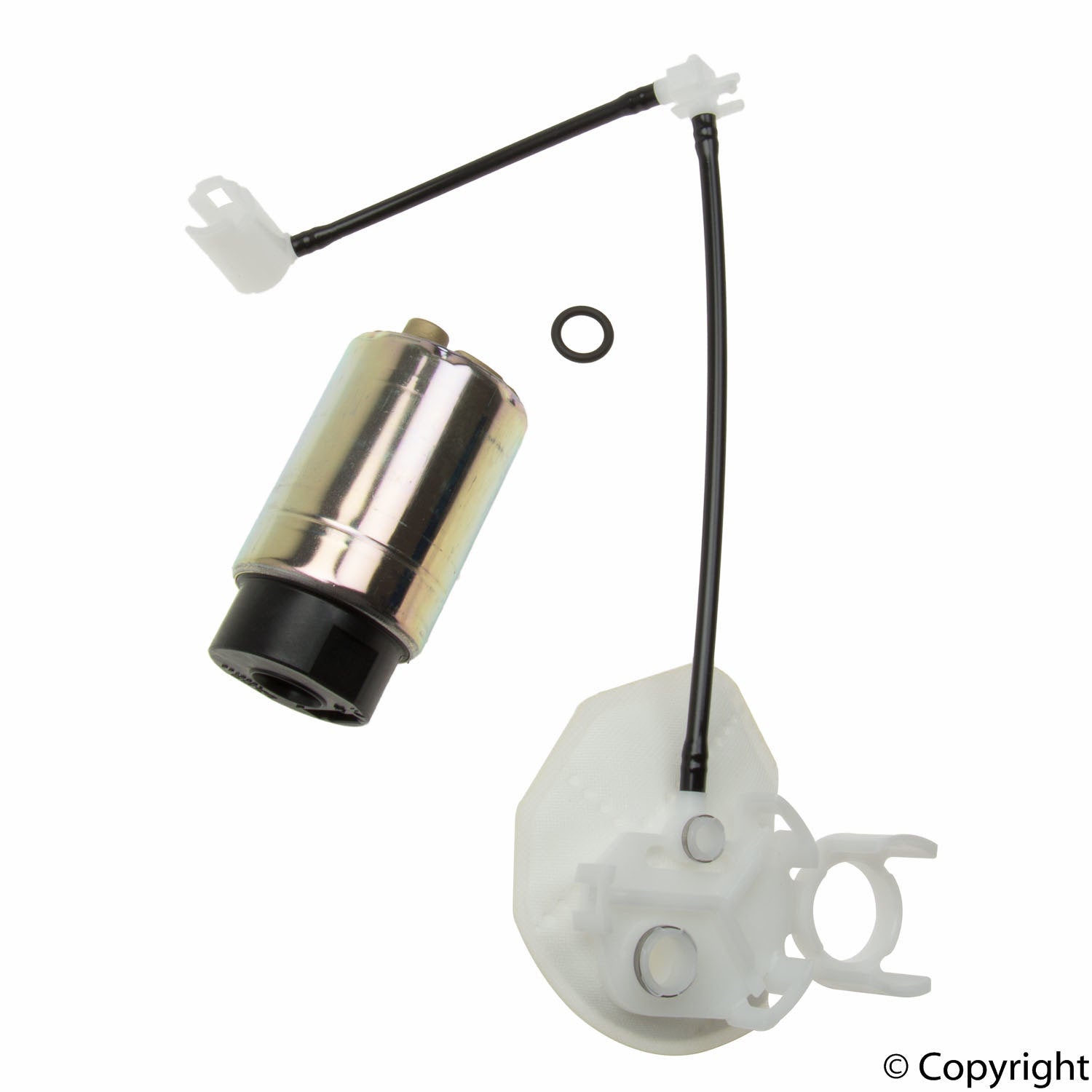 Top View of Fuel Pump and Strainer Set DENSO 950-0230