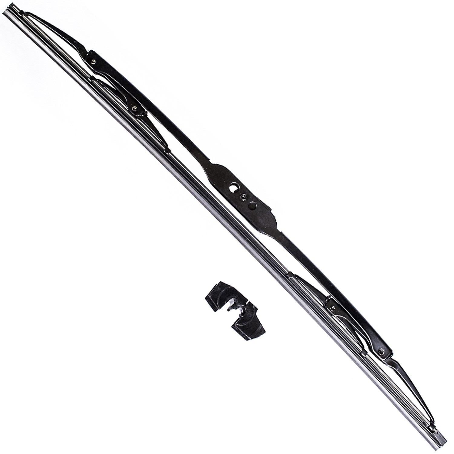 Front View of Front Right Windshield Wiper Blade DENSO EVB-17