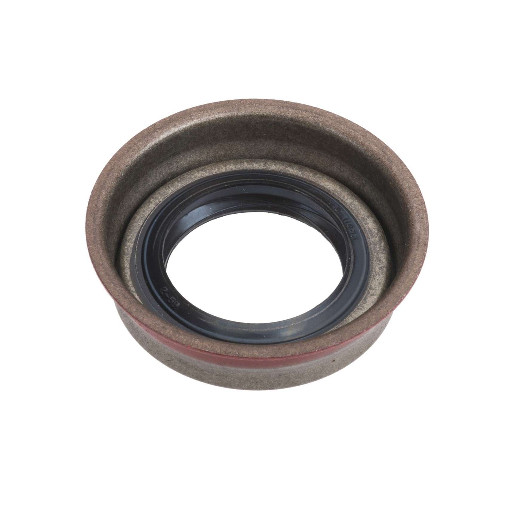 Front View of Left Automatic Transmission Output Shaft Seal NATIONAL 100165