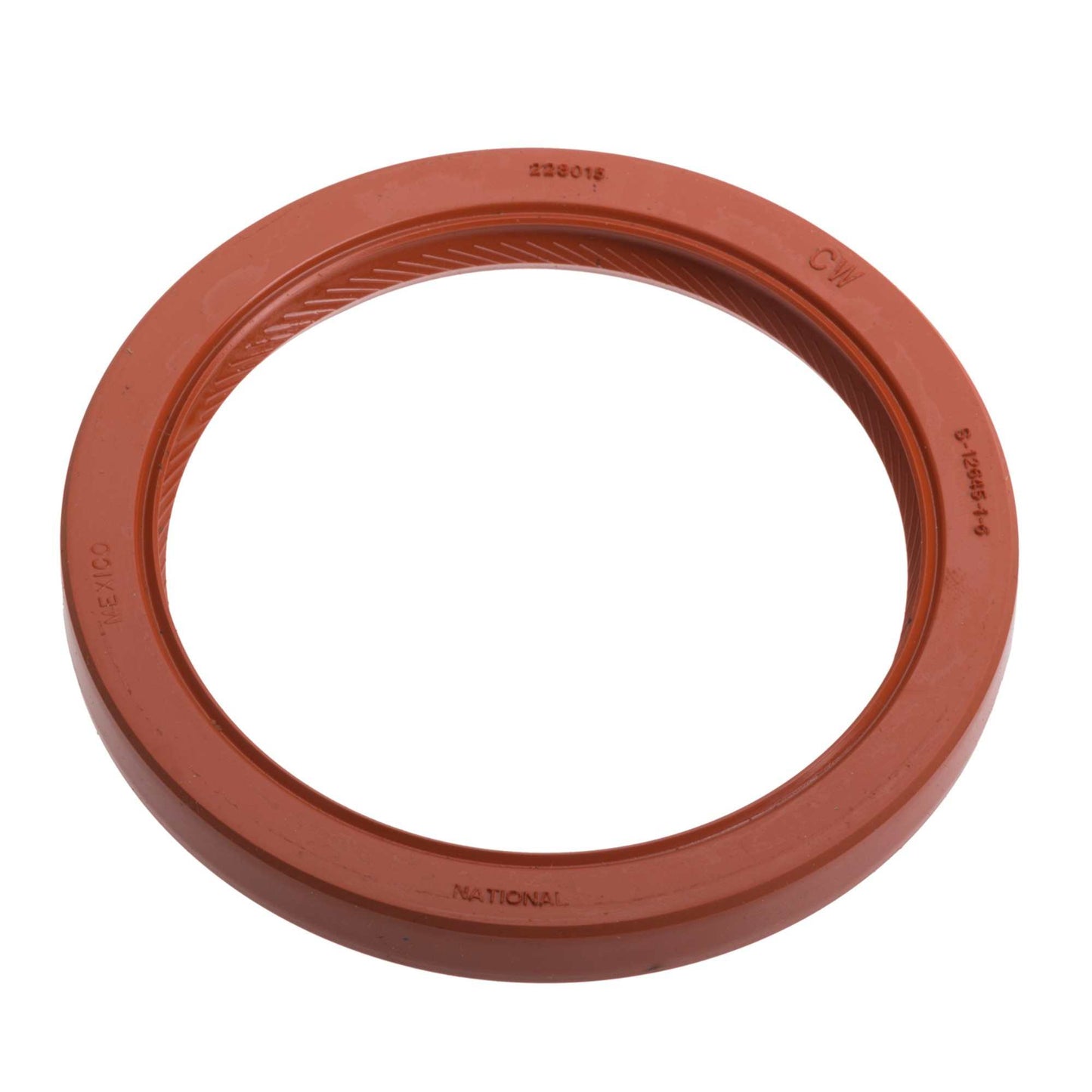 Angle View of Rear Engine Crankshaft Seal NATIONAL 228015