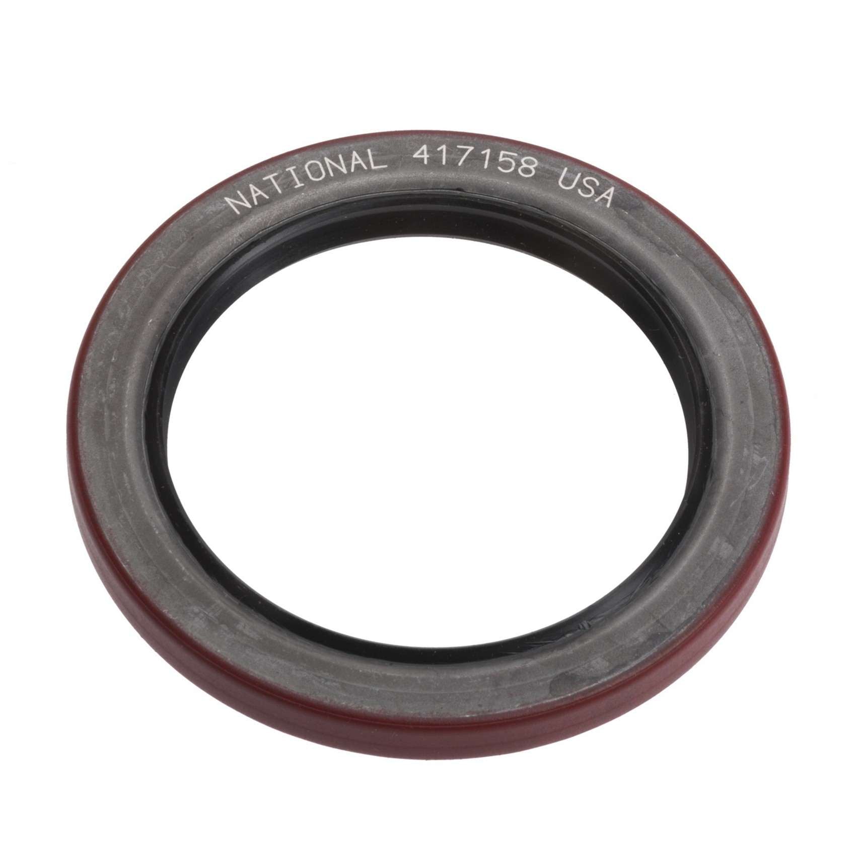 Front View of Rear Wheel Seal NATIONAL 417158