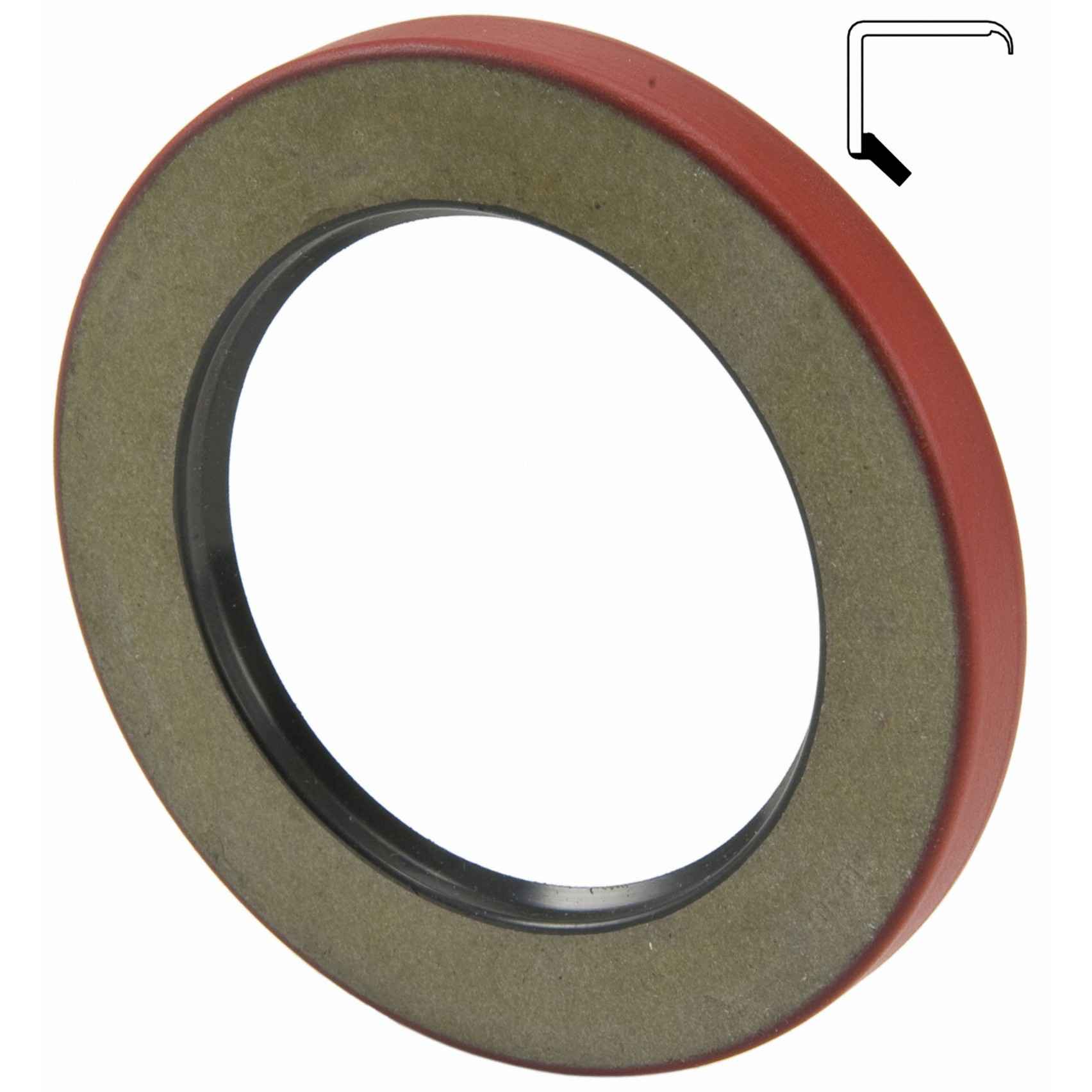 Front View of Manual Transmission Output Shaft Seal NATIONAL 442109