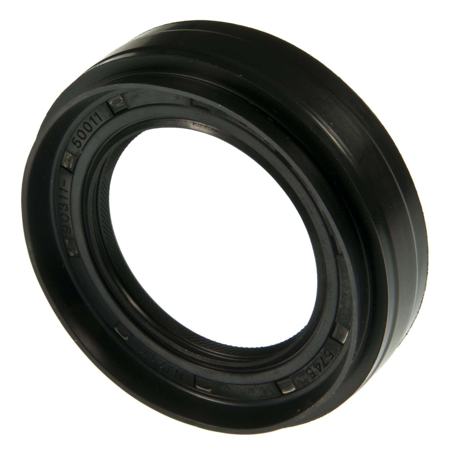 Front View of Left Automatic Transmission Output Shaft Seal NATIONAL 710112