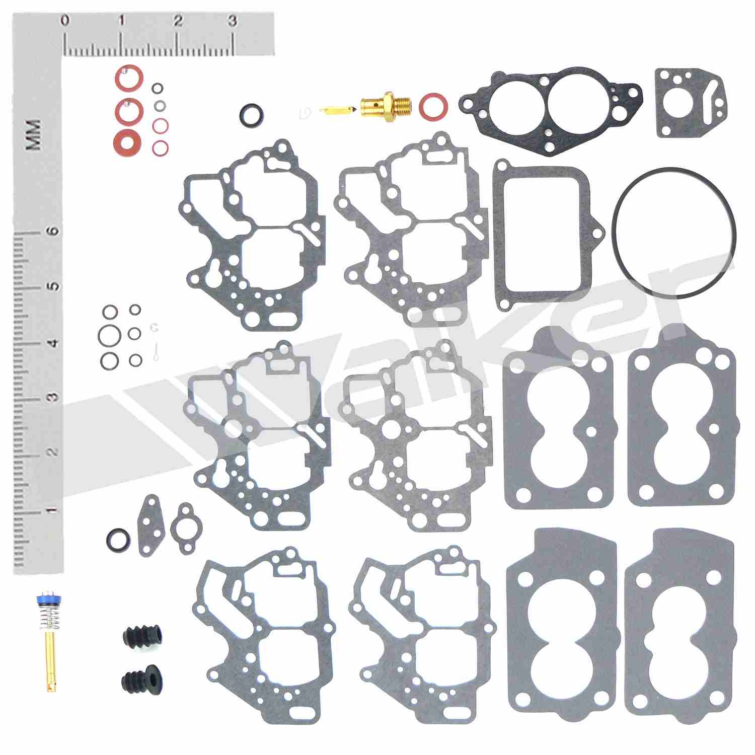 Front View of Carburetor Repair Kit WALKER 151000B