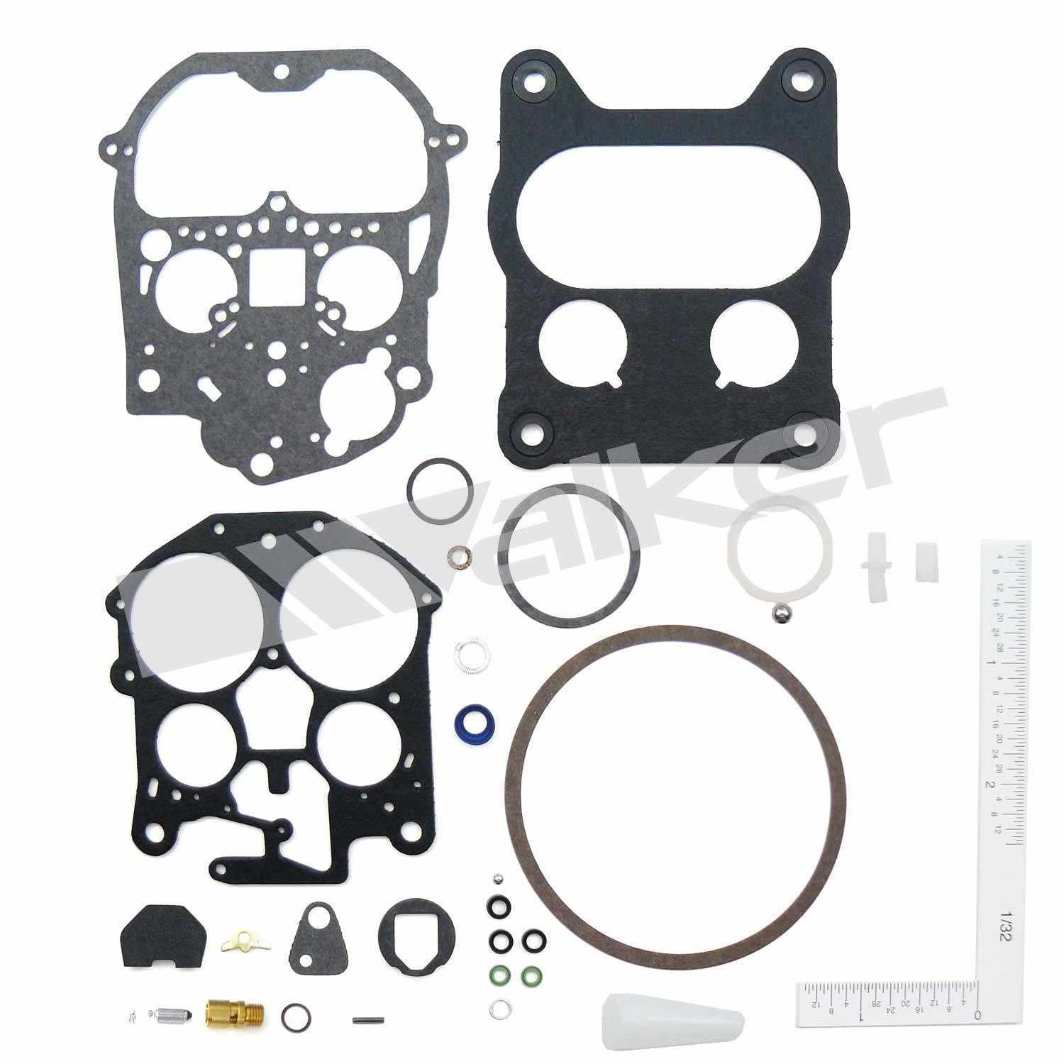 Front View of Carburetor Repair Kit WALKER 15597B