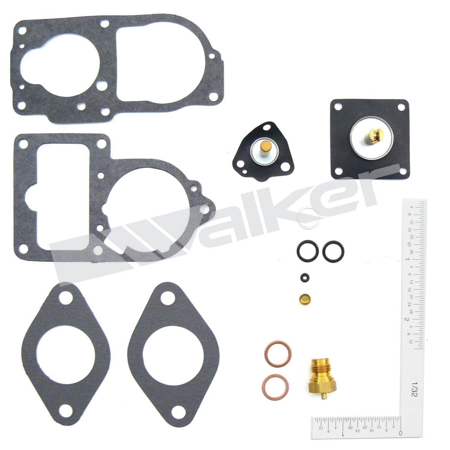 Front View of Carburetor Repair Kit WALKER 15644A