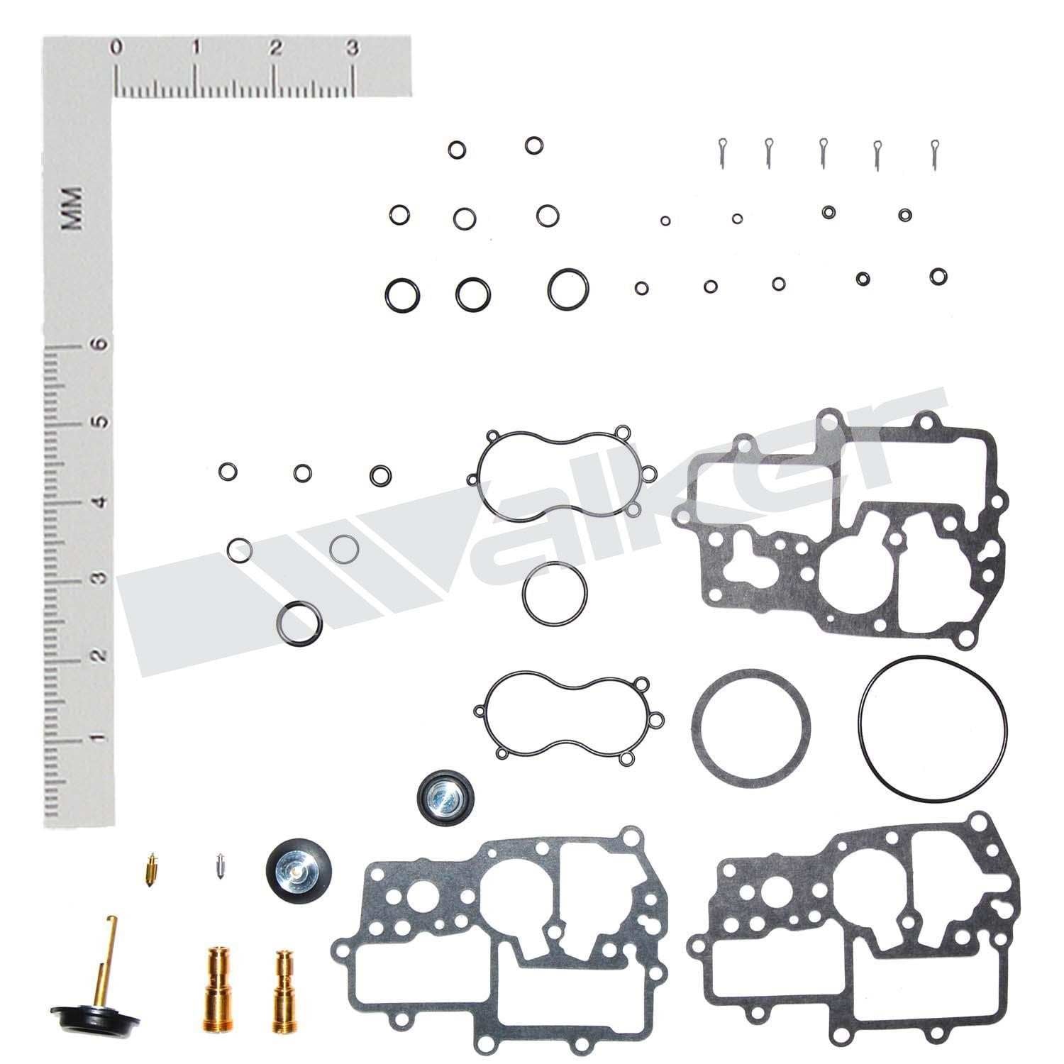 Front View of Carburetor Repair Kit WALKER 15786A