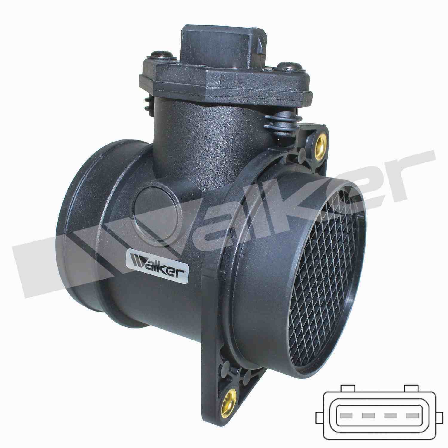 Front View of Mass Air Flow Sensor WALKER 245-1078