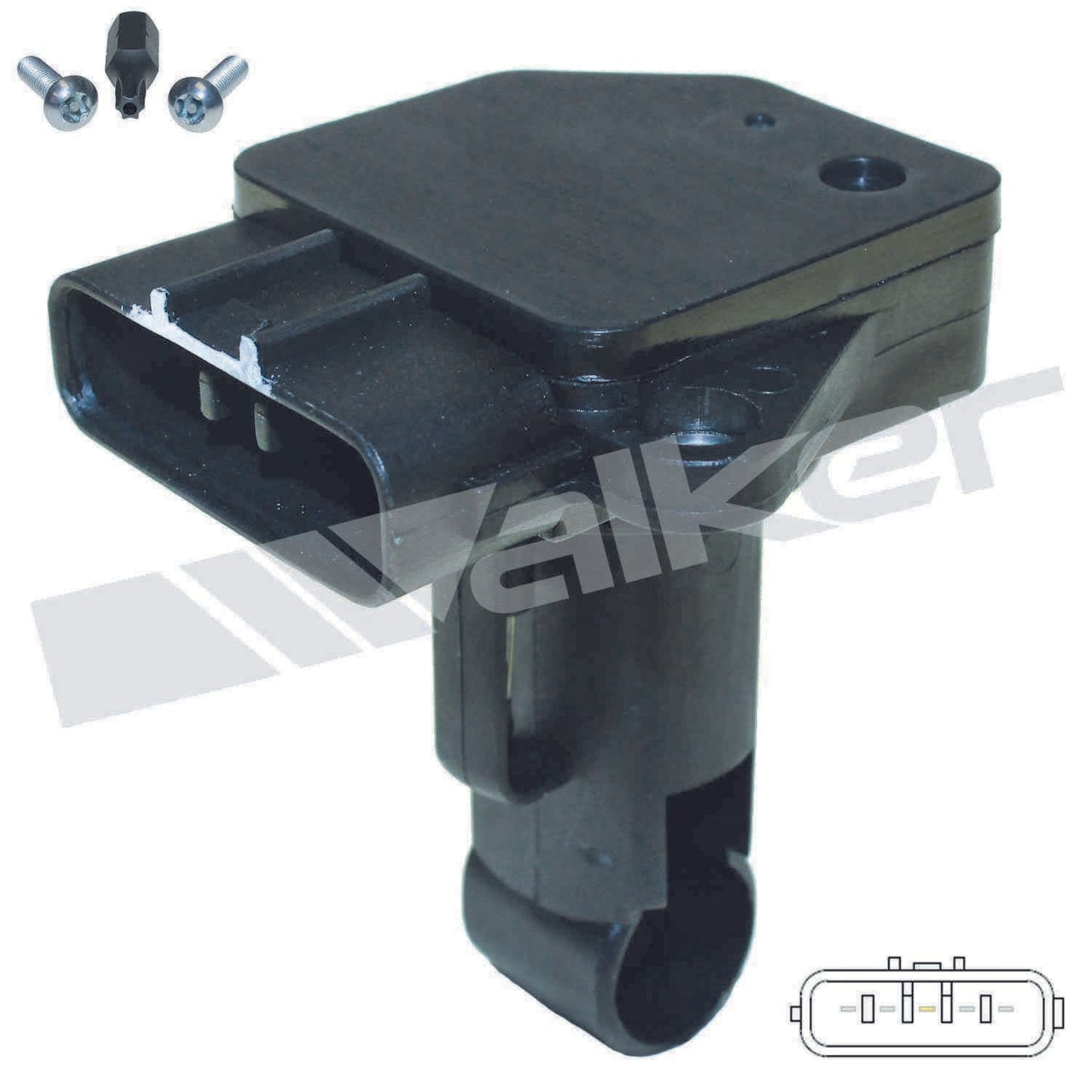 Front View of Mass Air Flow Sensor WALKER 245-1095