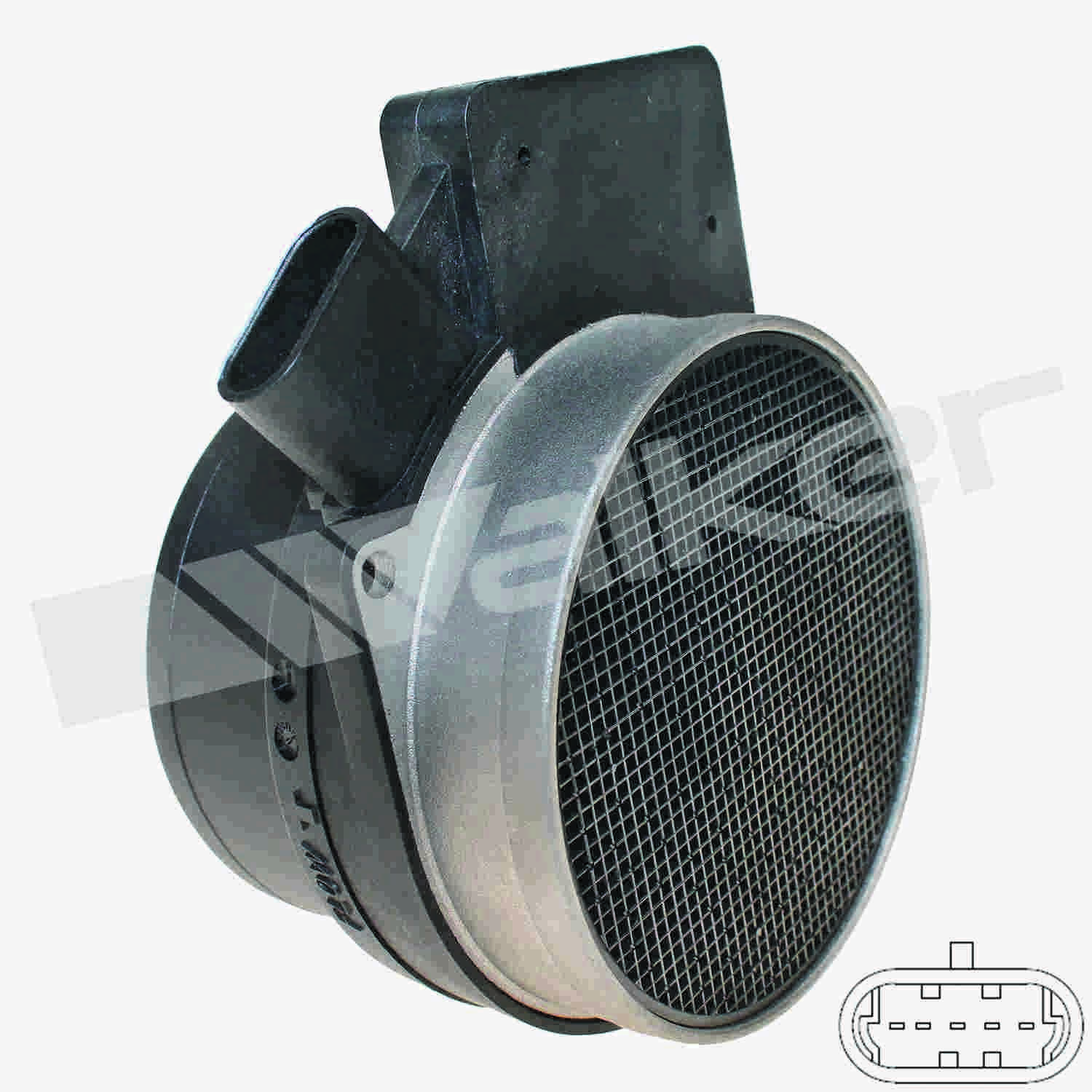 Front View of Mass Air Flow Sensor WALKER 245-1107