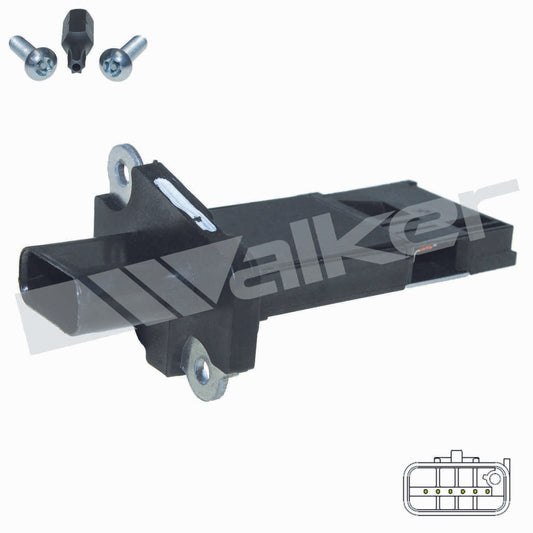 Front View of Mass Air Flow Sensor WALKER 245-1108