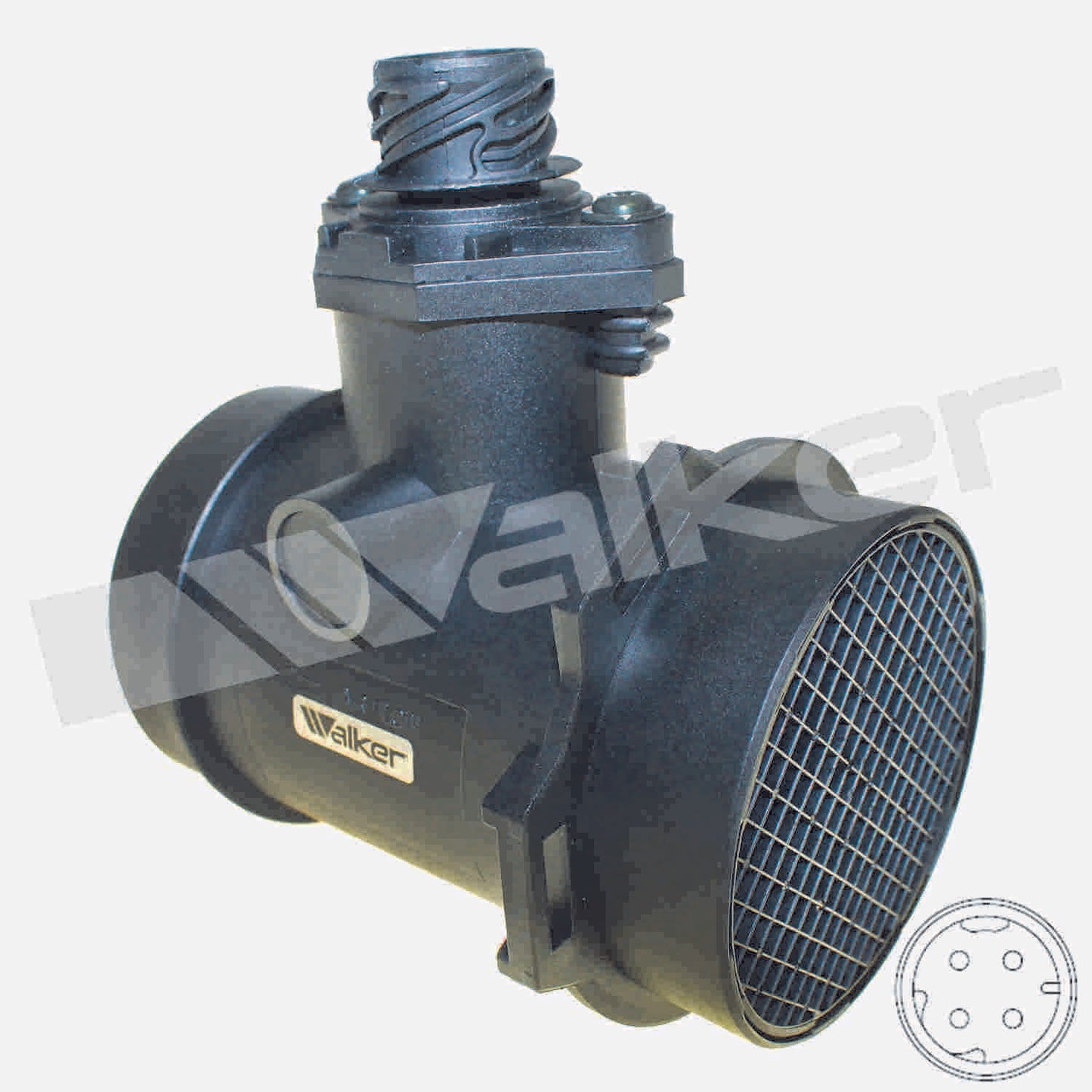 Front View of Mass Air Flow Sensor WALKER 245-1141